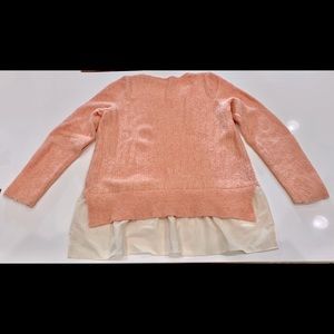 Creamsicle warm wool and alpaca sweater